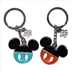 Matching Mickey Mouse Disney Keychains